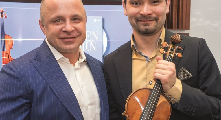 Skrzypek Janusz Wawrowski i fundator Roman Ziemian o skrzypcach Stradivariego i albumie "Hidden Violin"