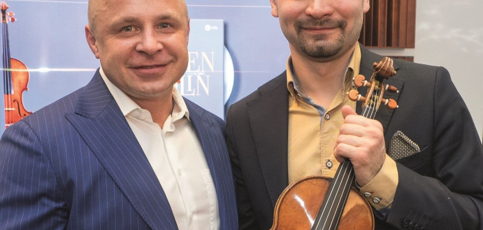 Skrzypek Janusz Wawrowski i fundator Roman Ziemian o skrzypcach Stradivariego i albumie "Hidden Violin"