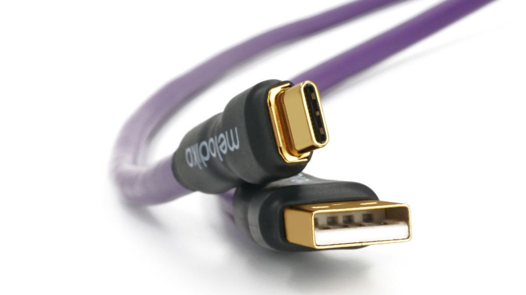 Kabel USB typu A-C Melodika Purple Rain MDUAC 