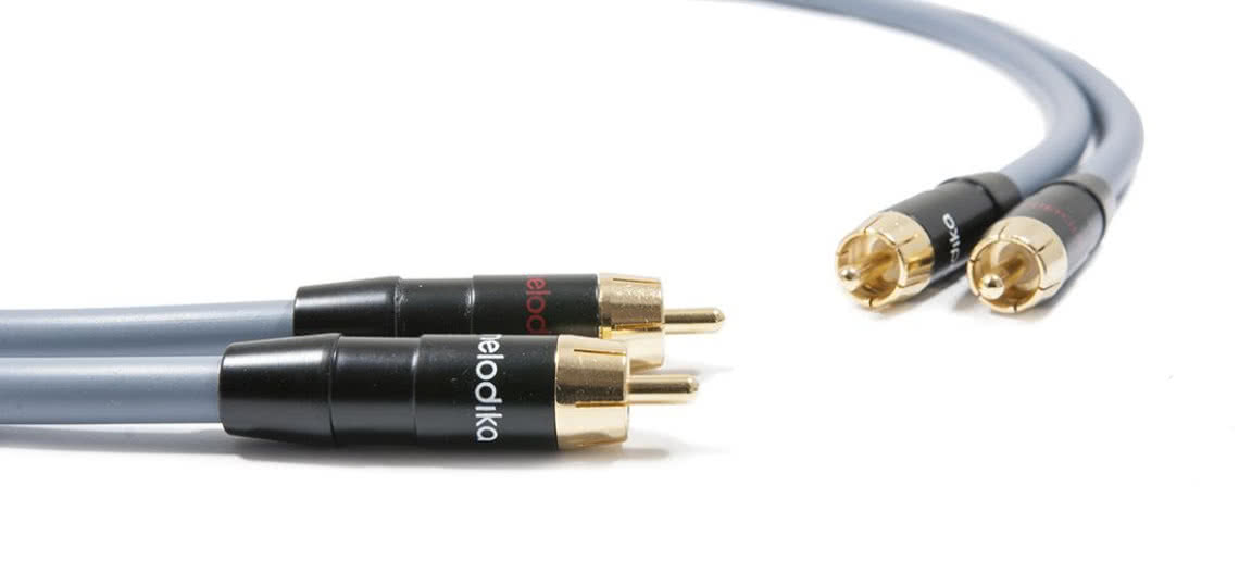 Kabel Melodika 2xRCA cinch w kolorze Gunmetal Edition