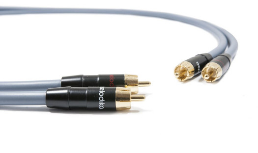 Kabel Melodika 2xRCA cinch w kolorze Gunmetal Edition