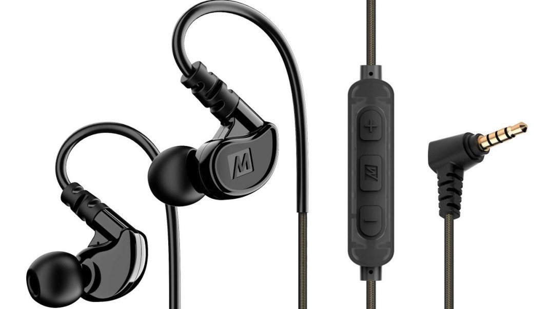 MEE audio M6 R3 - sportowe słuchawki przewodowe z pilotem