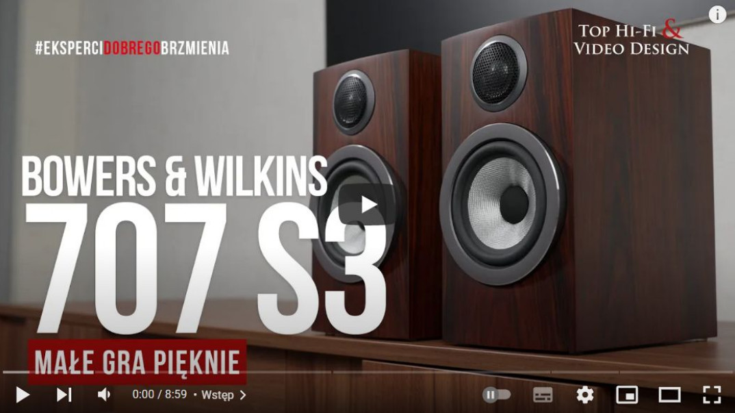 Bowers &amp; Wilkins 707 S3 – małe gra pięknie