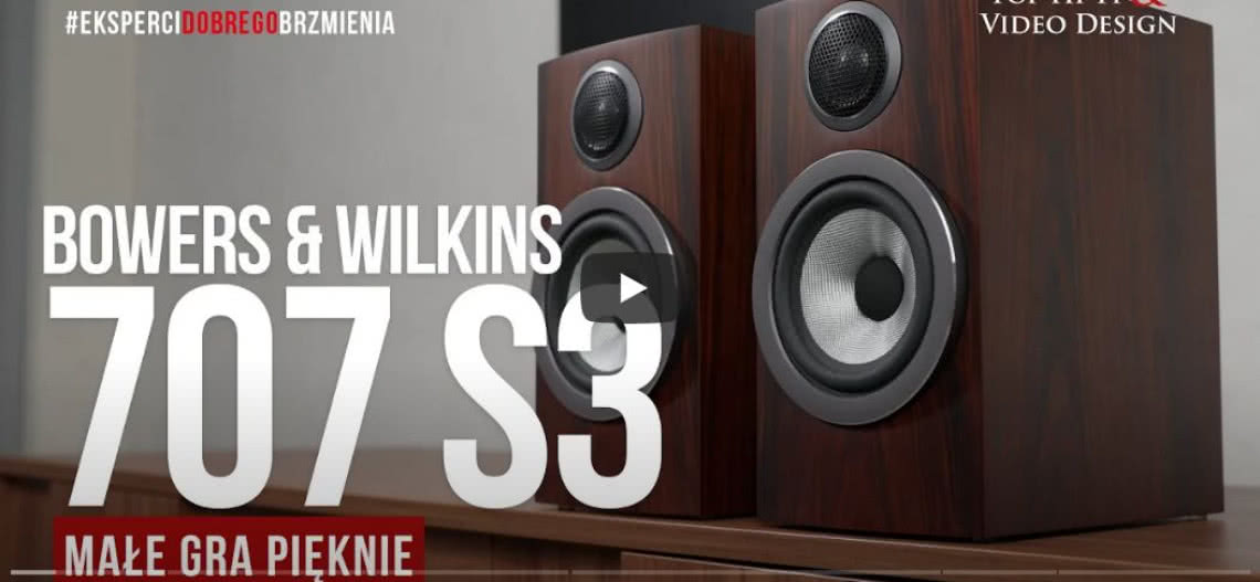 Bowers & Wilkins 707 S3 – małe gra pięknie