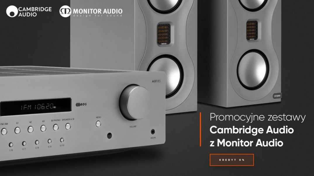 Amplitunery Cambridge Audio AXR w zestawach promocyjnych w salonie Q21 