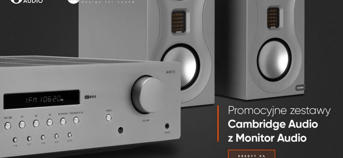 Amplitunery Cambridge Audio AXR w zestawach promocyjnych w salonie Q21 
