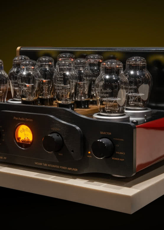 Wzmacniacz lampowy Pier Audio MS-300 PP - konstrukcja PUSH-PULL i klasa A