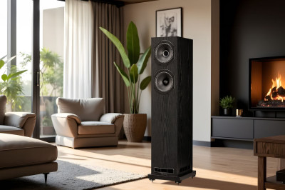 Fyne Audio F500E - technologia IsoFlare i system BassTrax Tractrix Diffuser