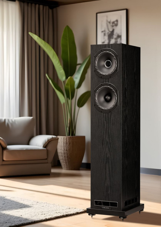 Fyne Audio F500E - technologia IsoFlare i system BassTrax Tractrix Diffuser