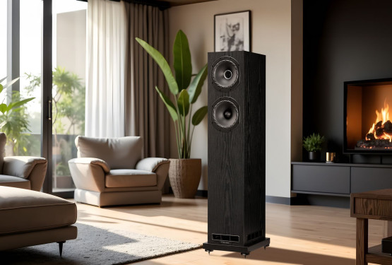 Fyne Audio F500E - technologia IsoFlare i system BassTrax Tractrix Diffuser
