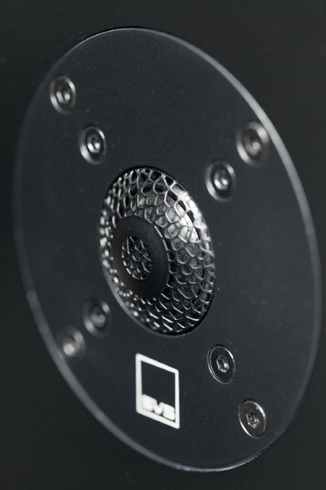 Głośnik wysokotonowy ma kopułkę aluminiową z warstwą grafitową i "organiczny" (chodzi o nieregularny kształt oczek) dyfuzor. Charakterystyka została "grzecznie" wyrównana do samego skraju pasma akustycznego, ale brzmienie jest zaskakująco ekspansywne, wyraziste i detaliczne.