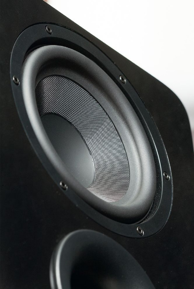 Zespół jest wyposażony w cztery 18-cm głośniki niskotonowe, dwa znajdują się z tyłu, razem z wylotami bas-refleks. Głośniki (i otwory) z tyłu nie są zasłonięte maskownicami.