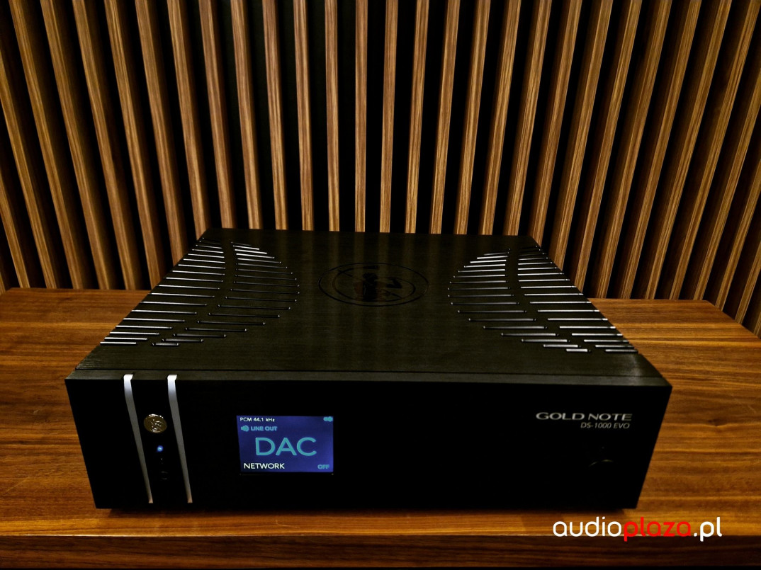 Przetwornik DAC Gold Note'a DS-1000 EVO - prezentacje w salonie audioplaza.pl