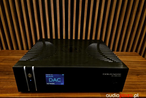 Przetwornik DAC Gold Note'a DS-1000 EVO - prezentacje w salonie audioplaza.pl
