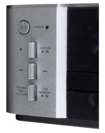 Do obsługi podstawowych funkcji służą stylowe przełączniki hebelkowe.