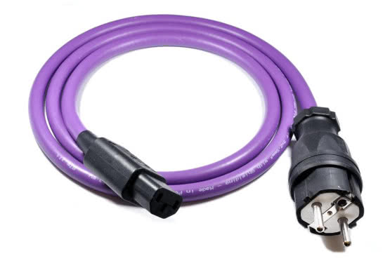 Przewody zasilające Melodika Purple Rain z wtykami Schuko oraz IEC