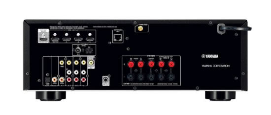 Yamaha MusicCast RX-V481 - panel tylny