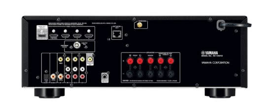 Yamaha MusicCast RX-V481D - panel tylny