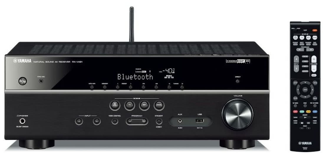 Amplitunery Yamaha MusicCast RX-V381,  RX-V481 i RX-V481D