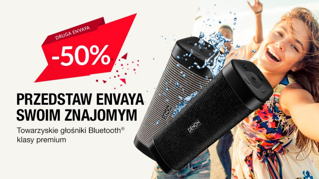 Przy zakupie głośnika Denon Envaya drugi za pół ceny