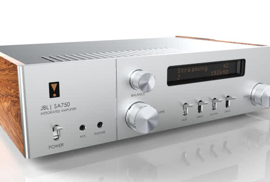 Kolumny głośnikowe JBL L100 Classic 75 i wzmacniacz zintegrowany JBL SA750 - JBL świętuje 75. urodziny