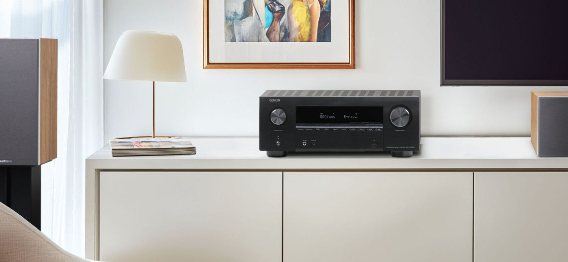 Wzmacniacz AV Denon AVC-X2850H - kino 3D audio, wideo 4K i 8K, płynne strumieniowanie