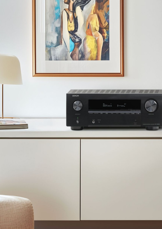 Wzmacniacz AV Denon AVC-X2850H - kino 3D audio, wideo 4K i 8K, płynne strumieniowanie