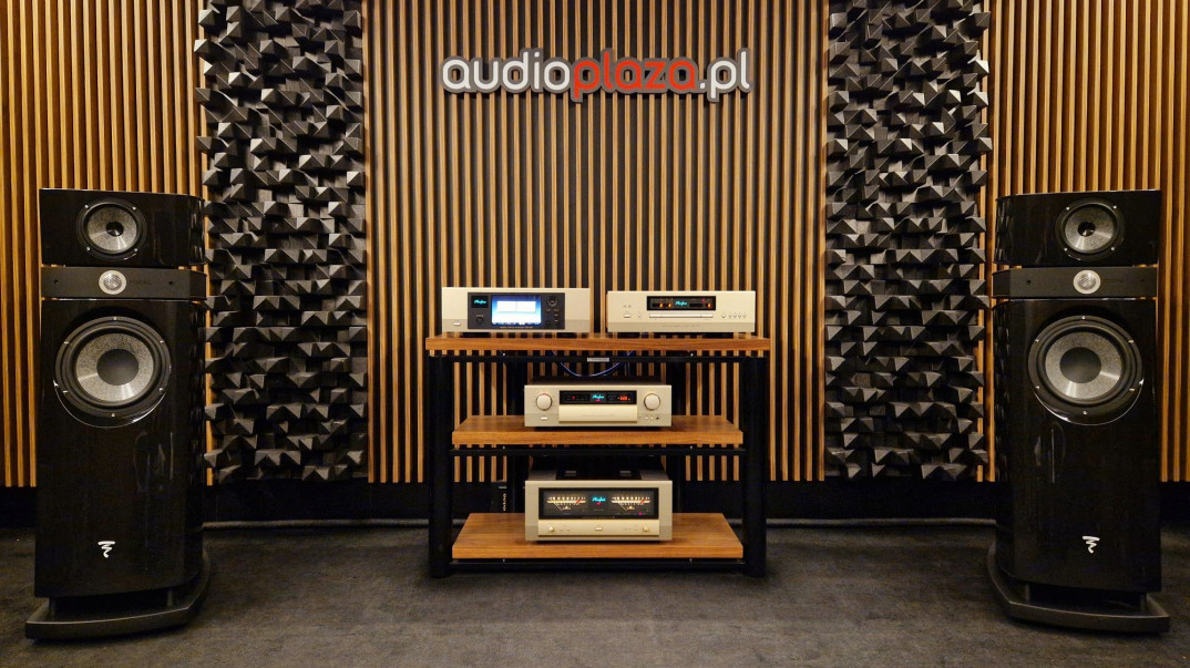 Salon audioplaza.pl zaprasza na odsłuchy. Grają m.in. korektor dźwięku Accuphase i kolumny Focal
