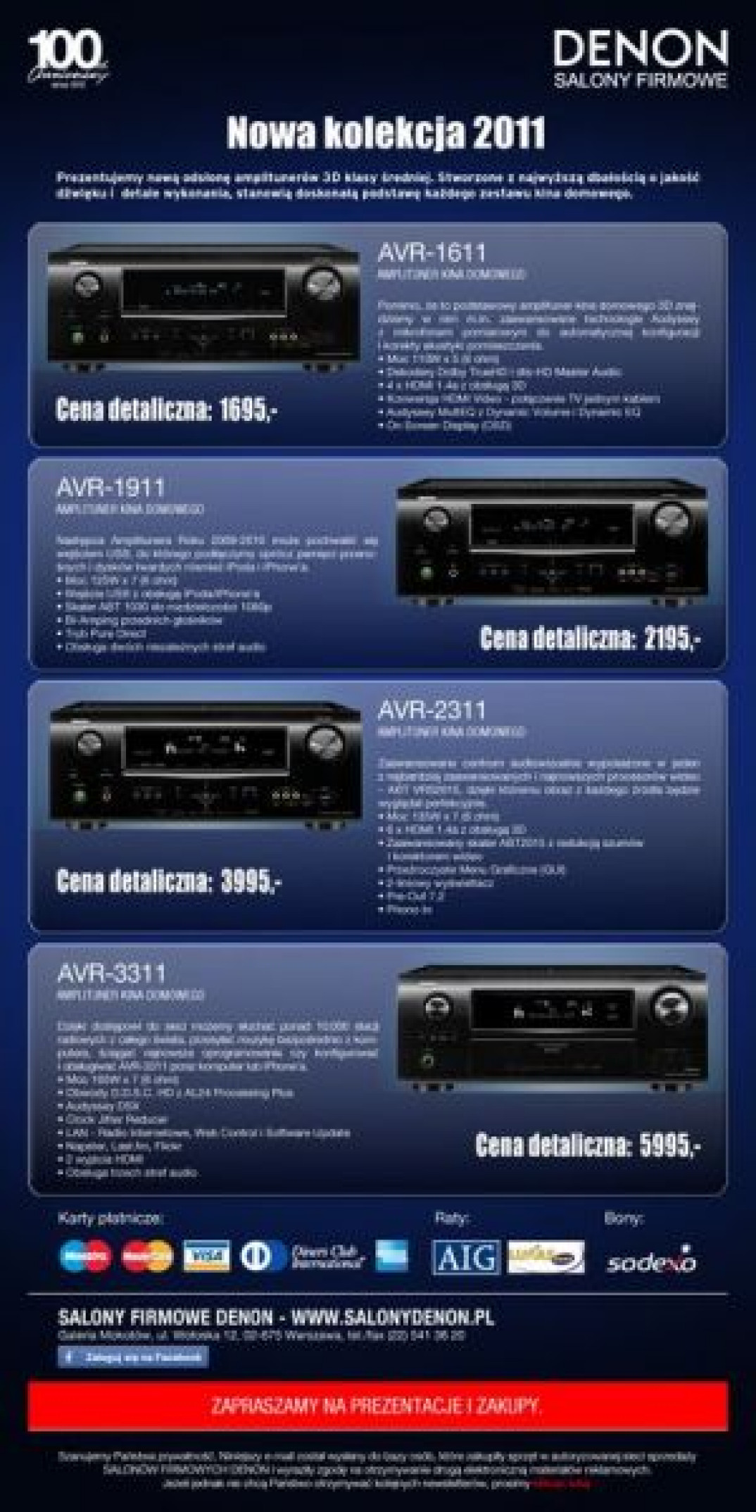 Kolekcja Denon 2011