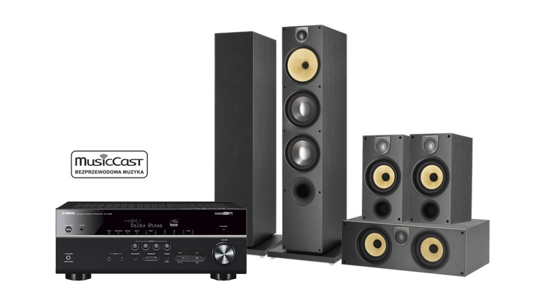 Yamaha MusicCast RX-A880 i RX-V685 w zestawach kina domowego i stereo