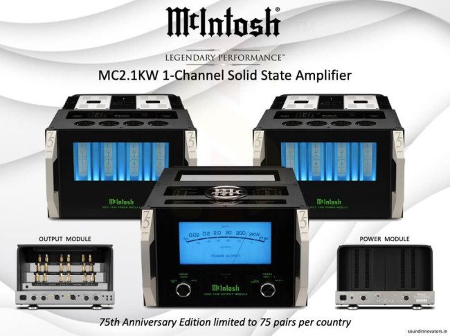 McIntosh Mc2.1KW Anniversary