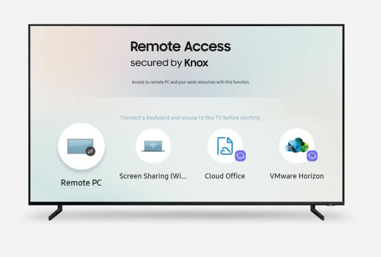 Samsung Smart TV z funkcją zdalnego dostępu do komputerów i tabletów