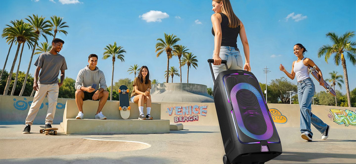 Samsung Sound Tower - 240 W mocy i imprezowe światła