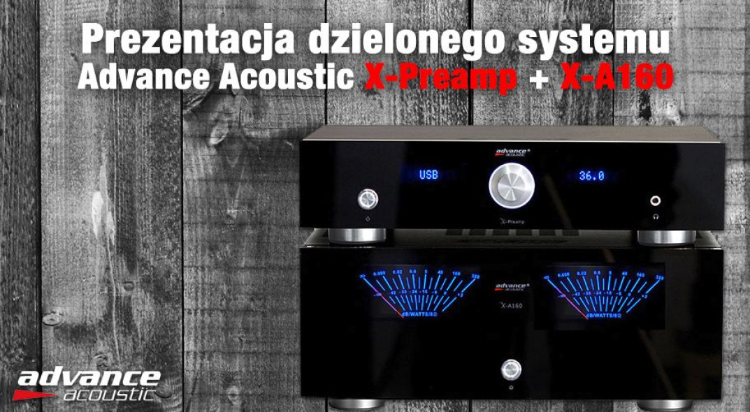 Prezentacje dzielonego systemu stereo Advance Acoustic w salonie Q21