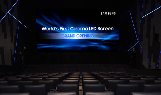 SAMSUNG prezentuje salę kinową wyposażoną w ekran LED