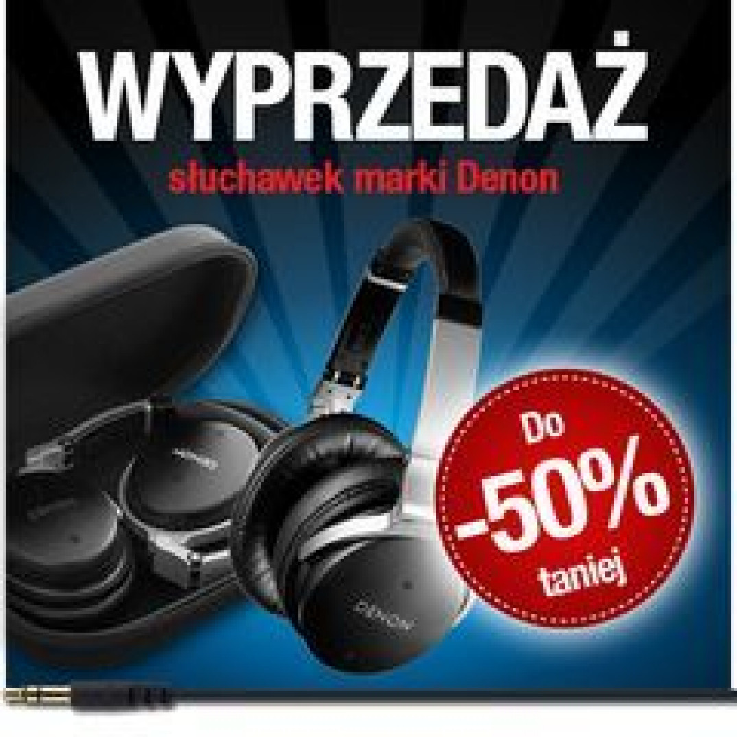 Wielka wyprzedaż słuchawek Denon
