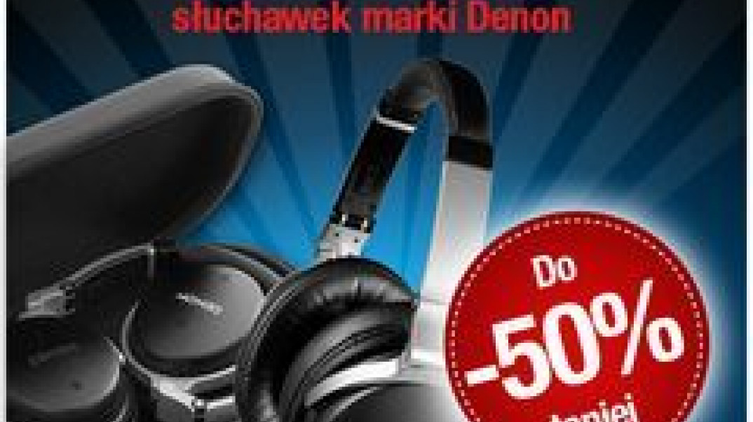 Wielka wyprzedaż słuchawek Denon