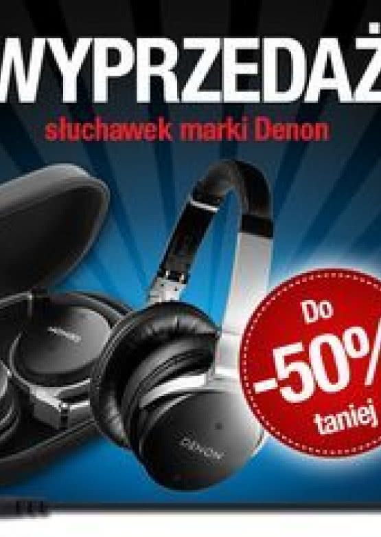 Wielka wyprzedaż słuchawek Denon