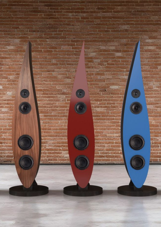 Tego jeszcze nie było. Blade Vibe - kolumny głośnikowe z recyklingowanych łopat turbin wiatrowych