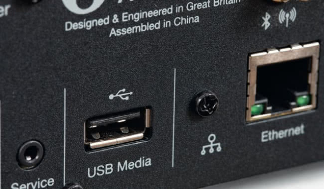 Do USB-A podamy muzykę na nośniku pamięci, a same pliki mogą mieć nawet parametry PCM 32/768 i DSD512.
