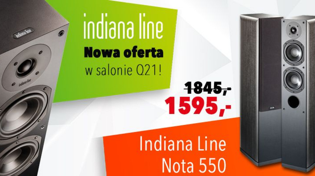 Indiana Line Nota 550 w kwietniu taniej