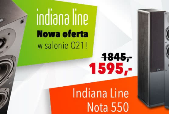 Indiana Line Nota 550 w kwietniu taniej