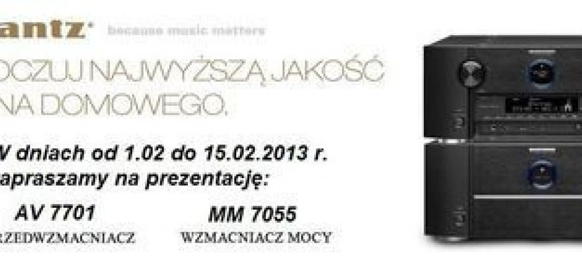 Dzielony system Kina Domowego Marantz  &#8211; prezentacja w salonie PATRON