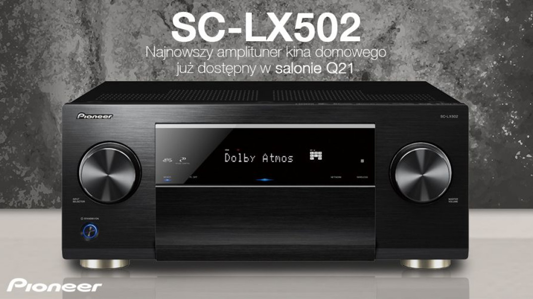 Prezentacje amplitunera Pioneer SC-LX 502 w salonie Q21