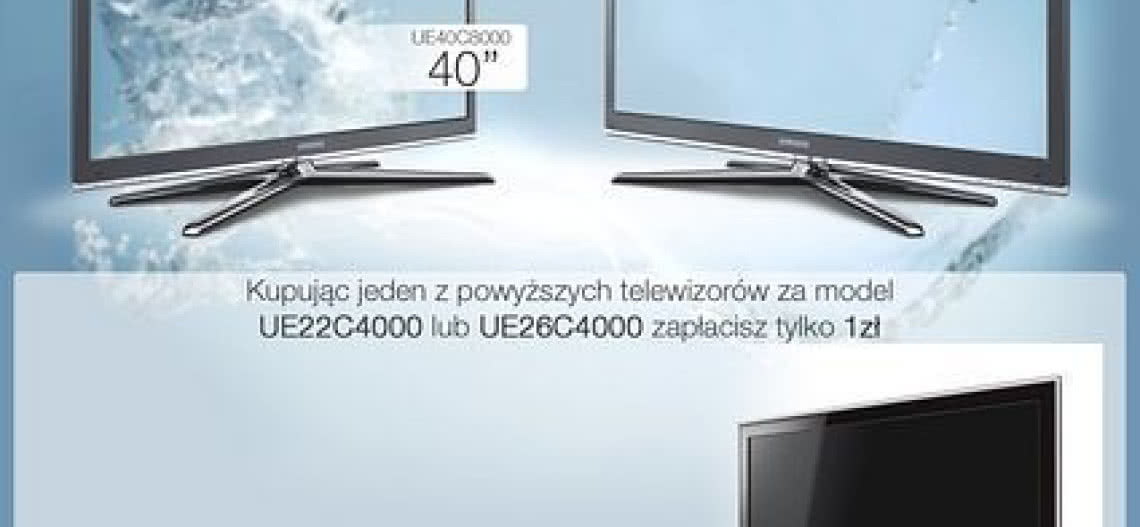 Nowa promocja w Vobis - telewizor Samsung LED LCD za 1 zł