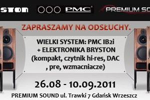 Elektronika Bryston + kolumny PMC: odsłuchy w salonie Premium Sound w Gdańsku