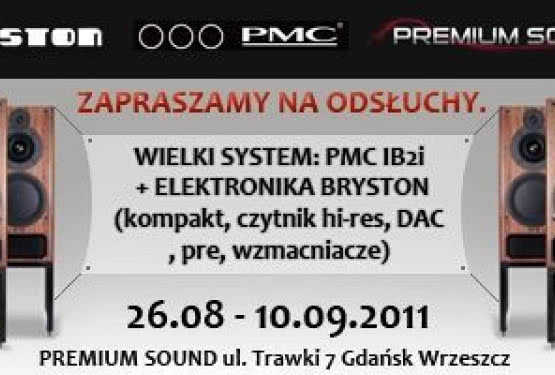 Elektronika Bryston + kolumny PMC: odsłuchy w salonie Premium Sound w Gdańsku