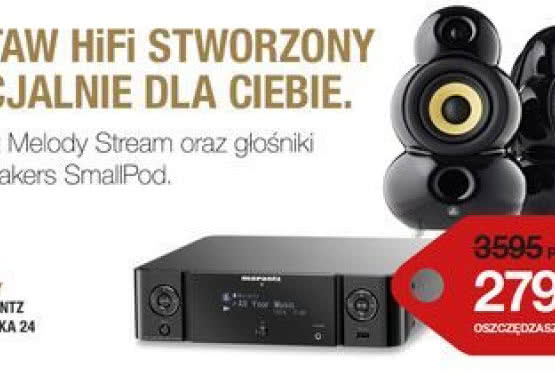 Marantz Melody Stream i głośniki Podspeakers Small Pod - promocyjna cena zestawu w salonie Marantz