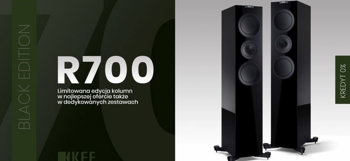 Odsłuchy kolumn Kef R700 Black Edition Limited w salonie Q21