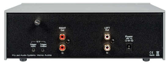 Phono Box DS2 został też wyposażony w złącza wyzwalaczy - to układy, które w przedwzmacniaczach gramofonowych pojawiają się rzadko.